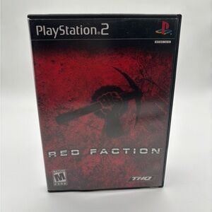 HQ Red Faction for PlayStation 2 - Striking Red Cover